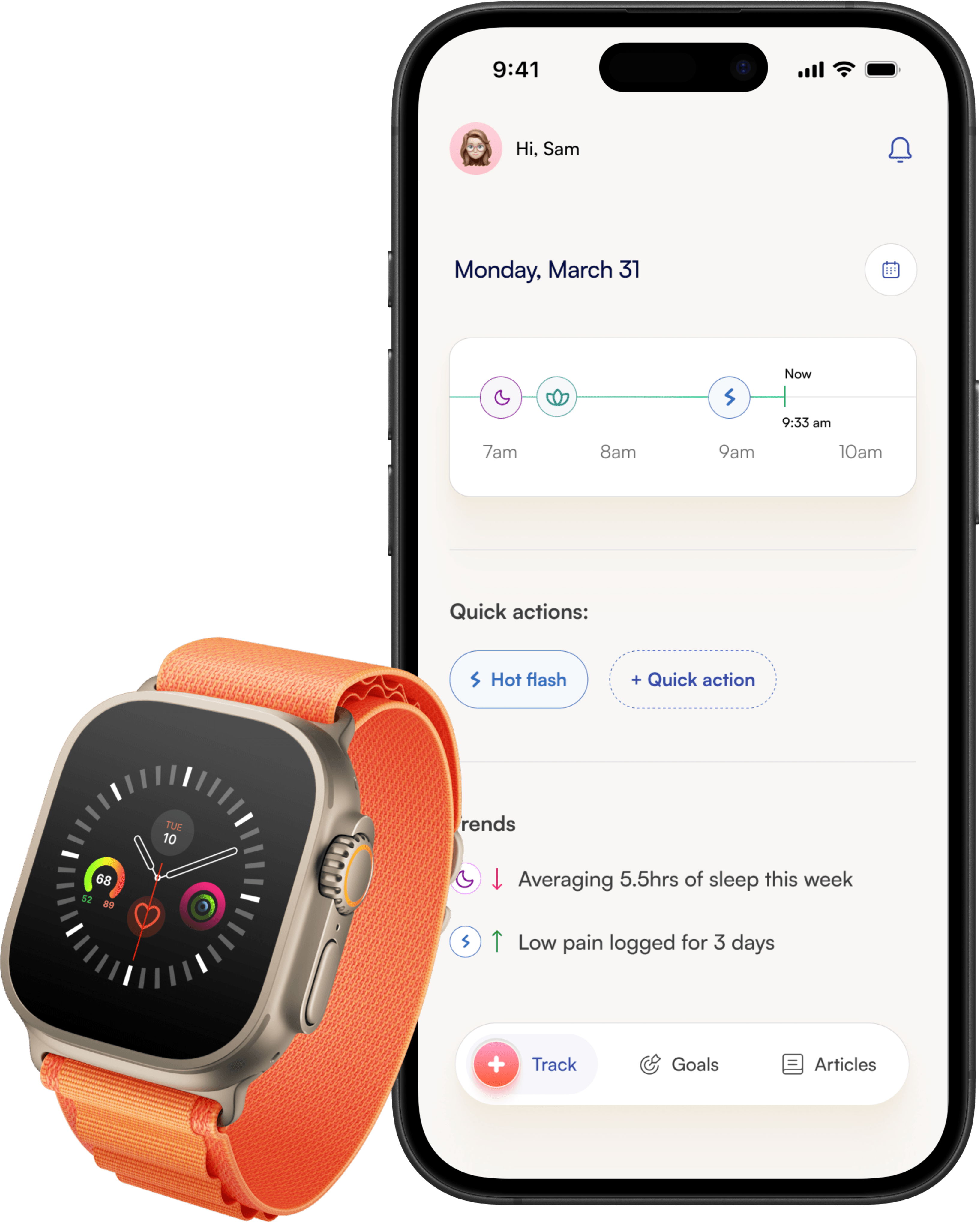 Amissa iOS app with Apple Watch