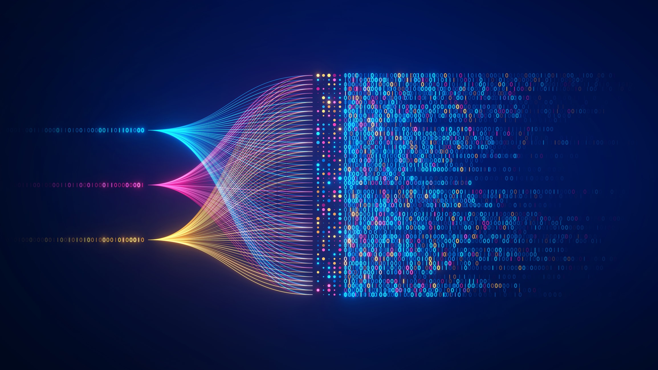 Big Data abstract visualization